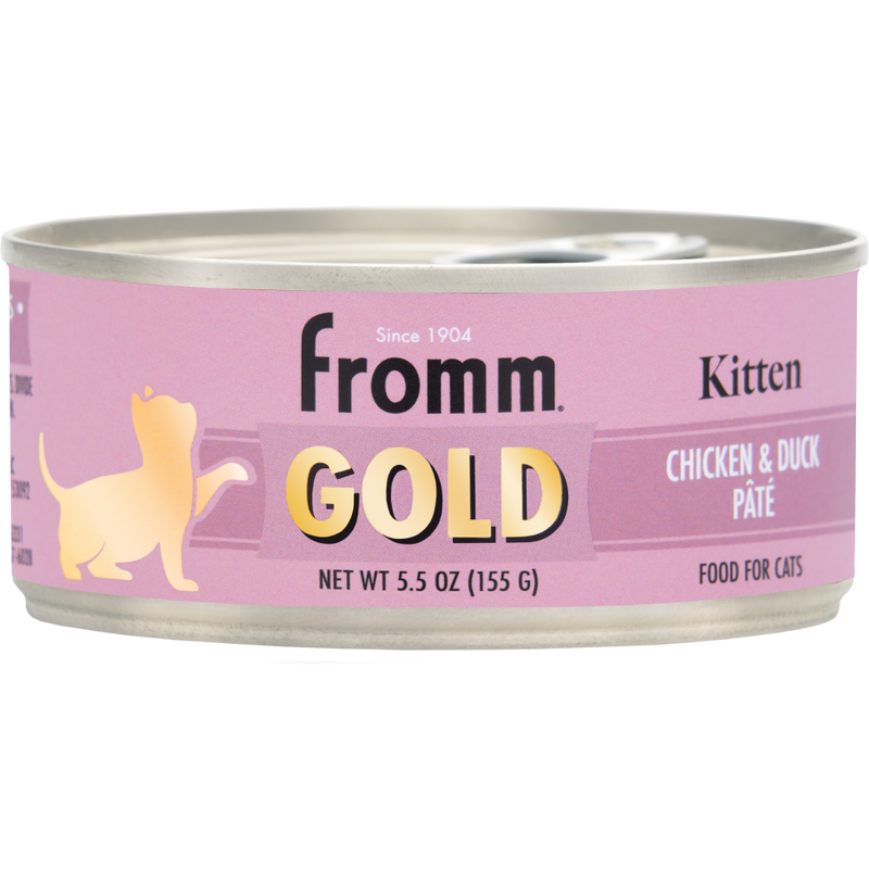 Fromm Gold Canned Cat Food, Kitten, Chicken & Duck, 5.5-oz image number null