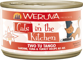 Cats in the Kitchen Originals Canned Cat Food, Two Tu Tango, Sardine, Tuna & Turkey
