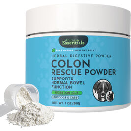 Animal Essentials Colon Rescue Herbal GI Support Dog & Cat Supplement, Powder, 1-oz