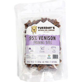 Tuesday's Natural Dog Company Dog Training Treats, Venison, 6-oz