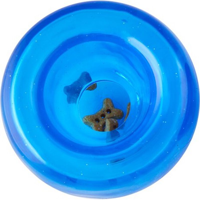 Petstages Planet Dog Orbee-Tuff Lil Snoop Interactive Treat Puzzle Dog Toy, Blue, Small image number null