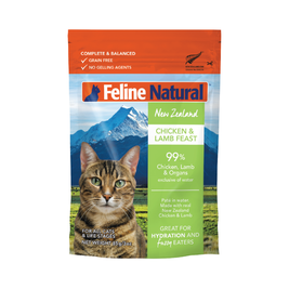 Feline Natural Wet Cat Food, Chicken & Lamb, 3-oz