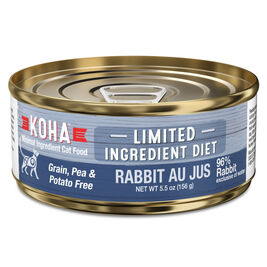 Koha Limited Ingredient Diet Pate Canned Cat Food, Rabbit Au Jus