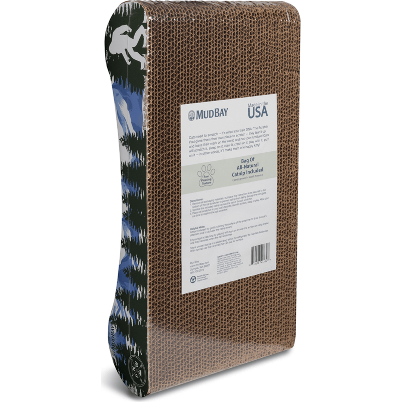 Mud Bay Nifty Winter Scene Cat Scratcher with Catnip image number null