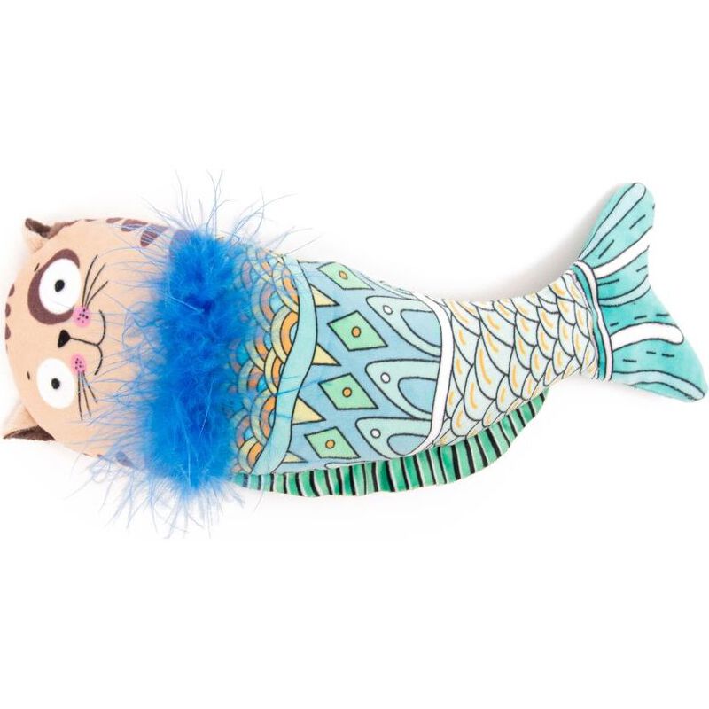 Great & Small Fiesta Cat Toy, Mermaid, 27-cm image number null