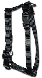 OmniPet Kwik Klip Adjustable Nylon Dog Harness, Black