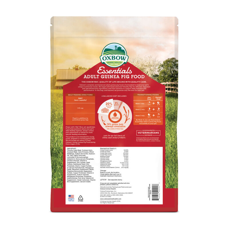 Oxbow Essentials Adult Guinea Pig Food