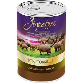 Zignature Limited Ingredient Canned Dog Food, Pork