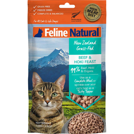 Feline Natural Freeze-Dried Cat Food, Beef & Hoki