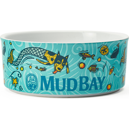 Mud Bay Round Dog Bowl, Salish Sea, 7-in, 5.5-cups