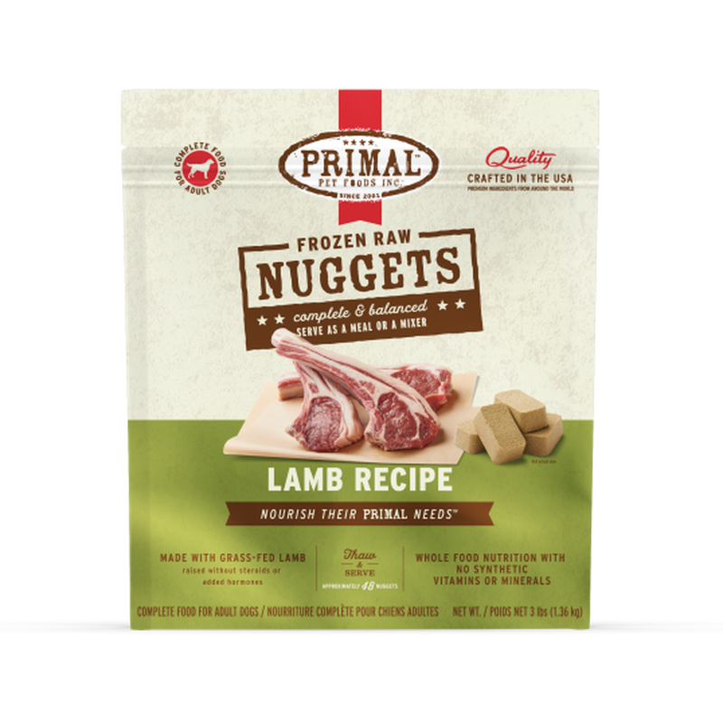 Primal Raw Frozen Dog Food, Lamb image number null