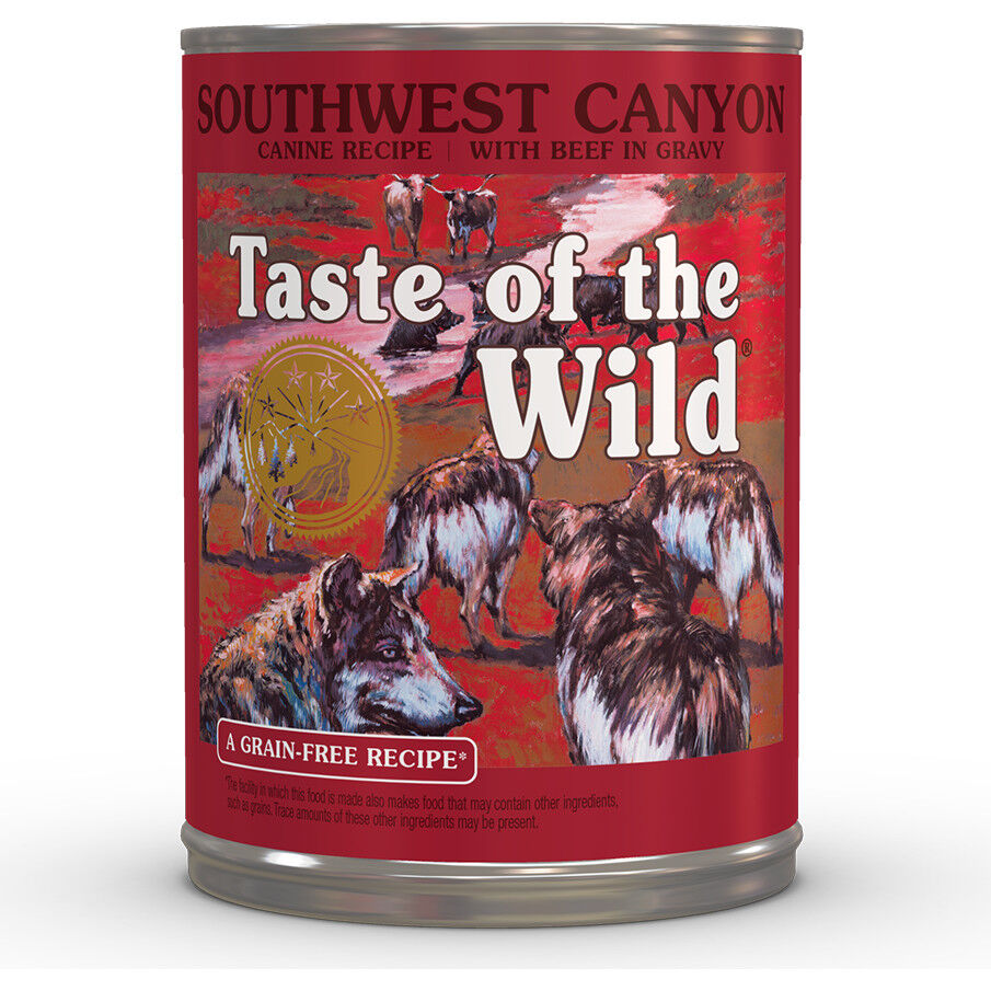 Taste of the sales wild canned puppy food