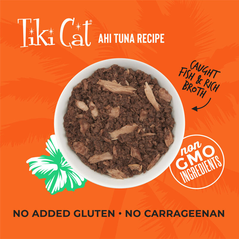 Tiki Cat Grill Canned Cat Food, Ahi Tuna, 6-oz image number null