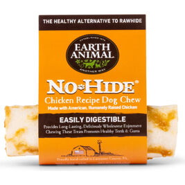 Earth Animal No-Hide Chicken Chew Dog Treats, 4-in
