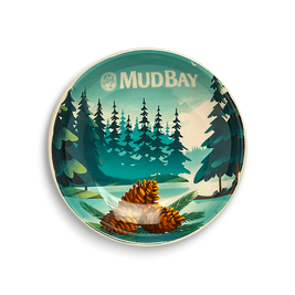 Mud Bay Round Saucer Cat Bowl, Evergreen, 5-in