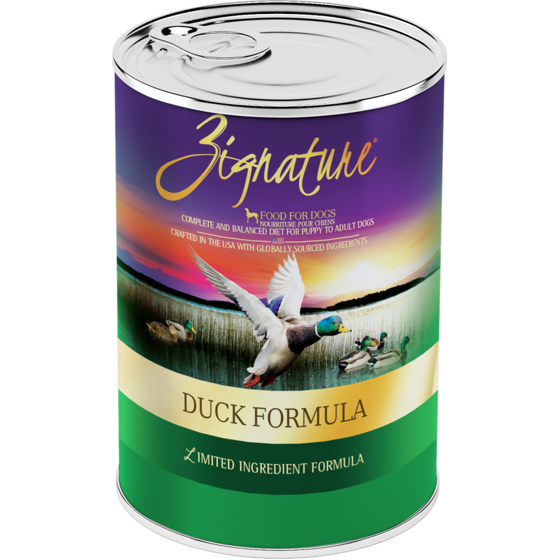 Zignature duck dog food clearance