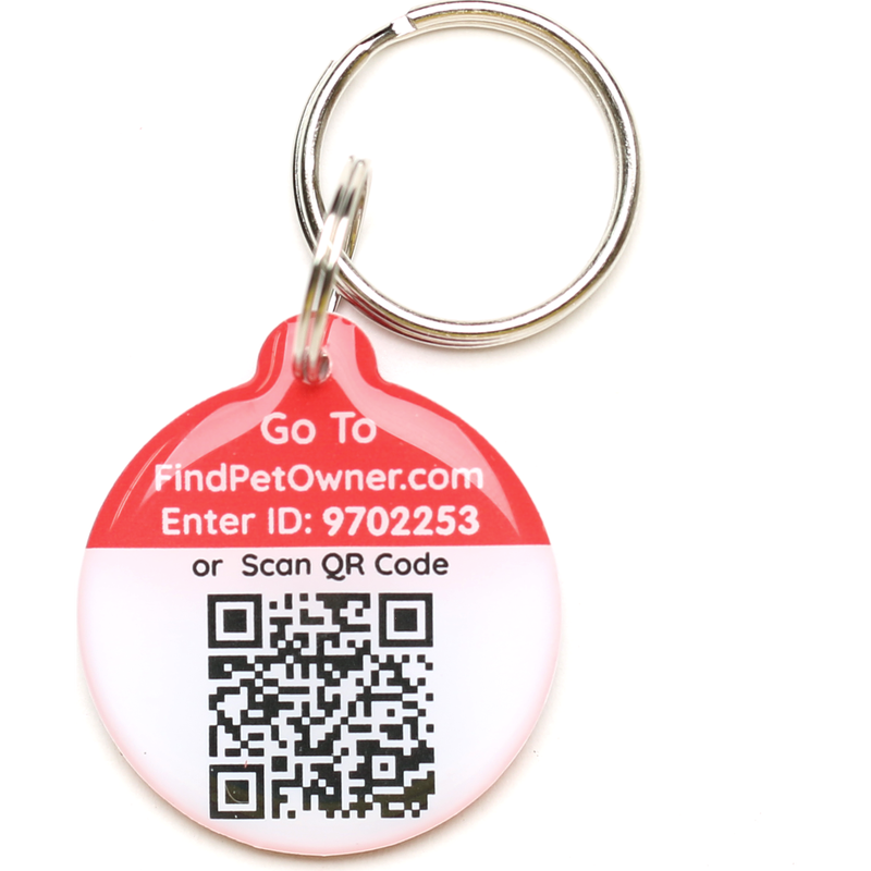 SmartLink Hanging Pet ID Tag, Red image number null