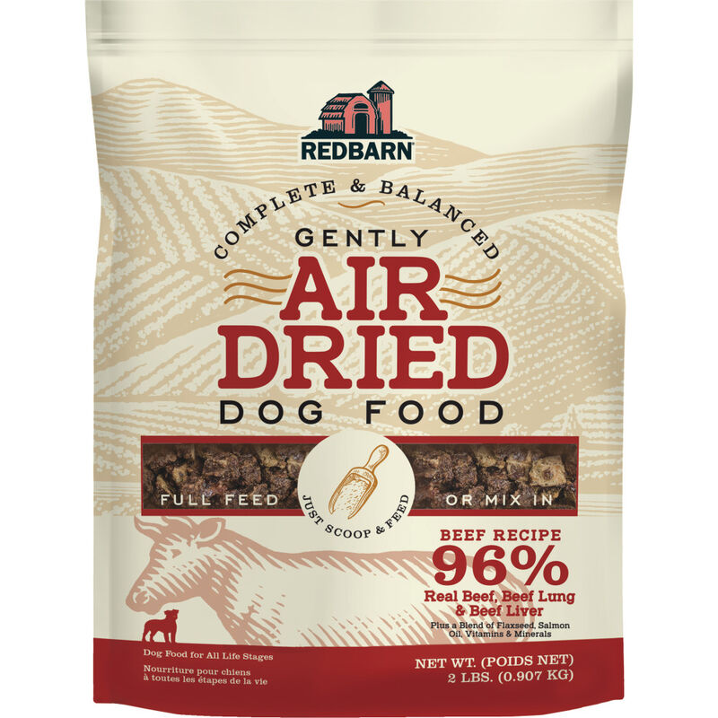 Redbarn Air-Dried Dog Food, Beef, 2-lb image number null