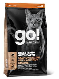 Go! Solutions Digestion + Gut Health Dry Cat Food, Salmon & Ancient Grains