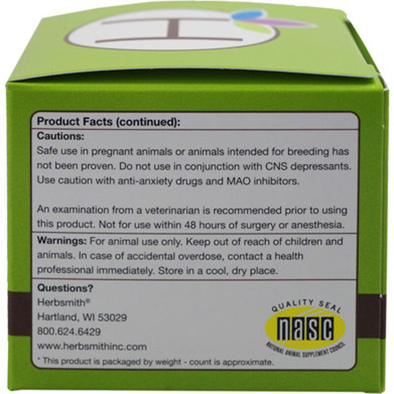 Herbsmith July Third Calming Aid Soft Chews Dog Supplement, Small, 30-count
