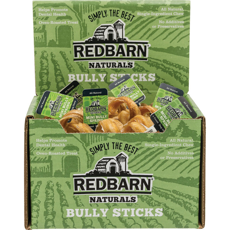 Redbarn Naturals Mini Bully Springs Dog Treats