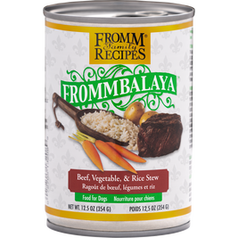 Fromm Frommbalaya Canned Dog Food, Beef, Vegetable, & Rice Stew