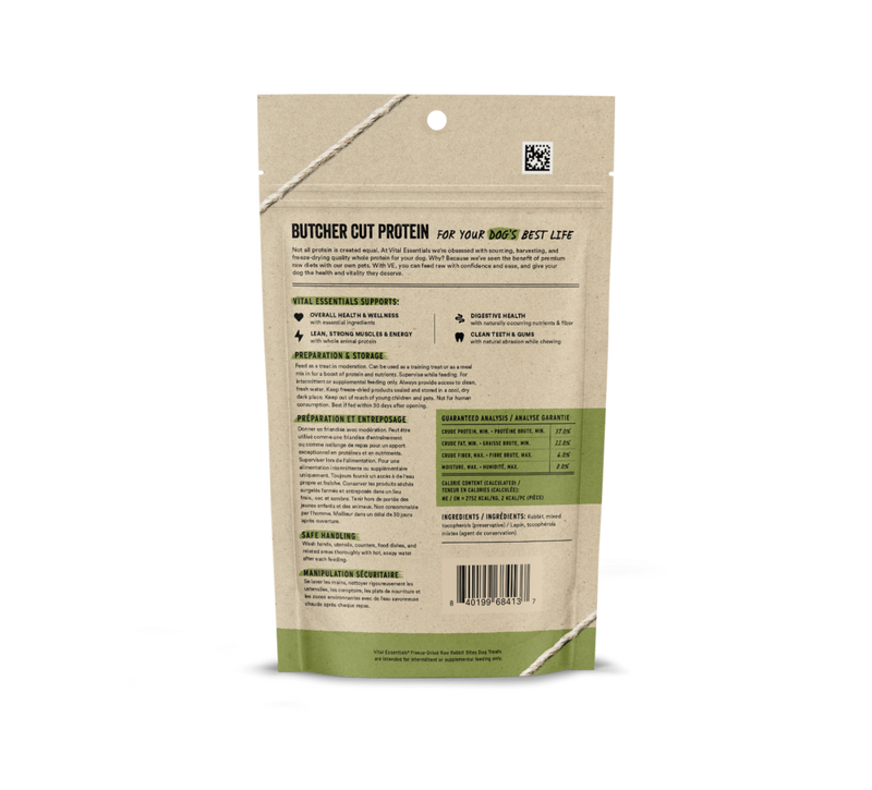 Mud Bay Buy Vital Essentials Raw Freeze Dried Dog Treats Rabbit
