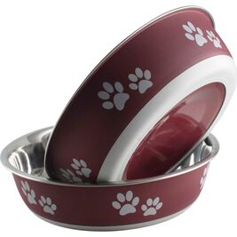 Indipets Buster Pet Bowl, Merlot