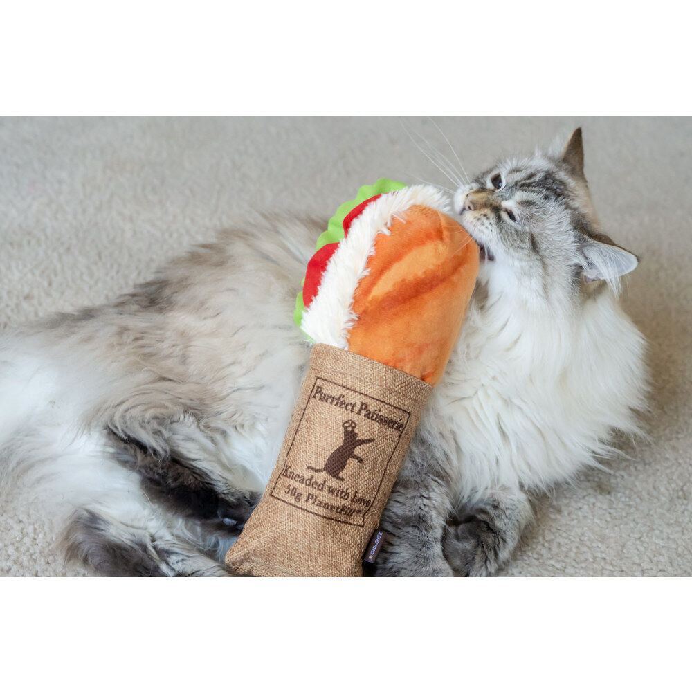 Baguette sales cat toy