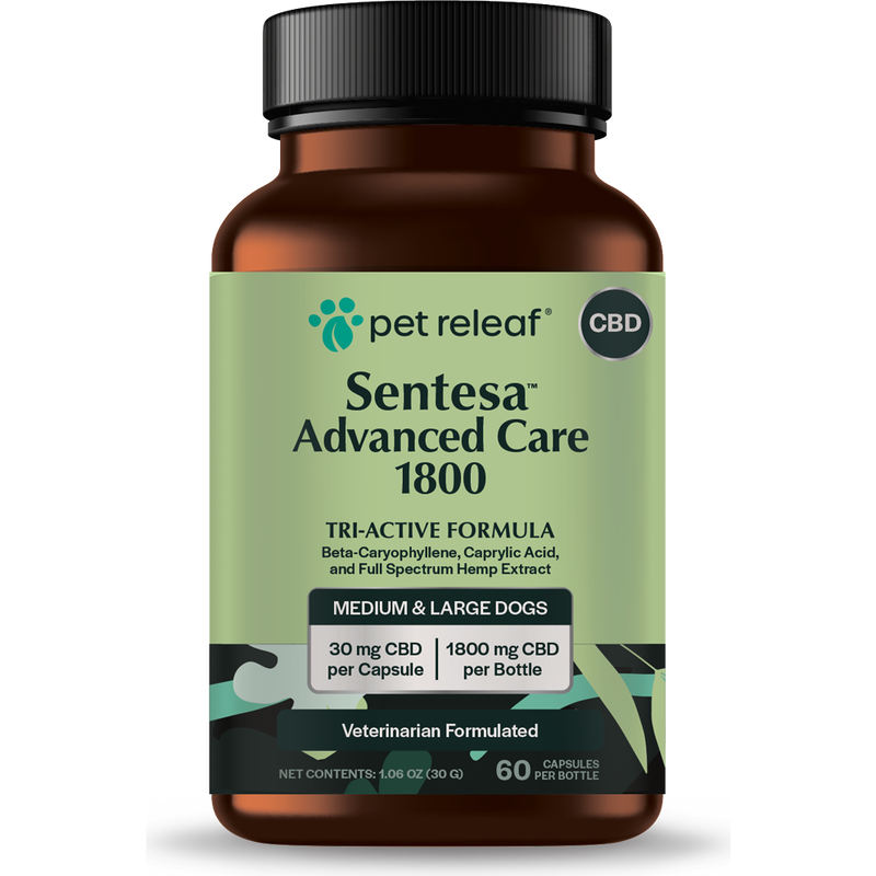 Pet Releaf Sentesa Advanced Care 1800 Dog Supplement, 60-count image number null