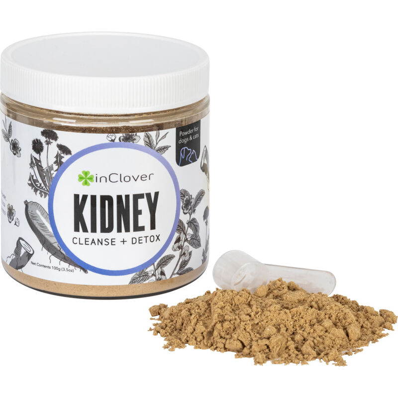 InClover Powder Dog & Cat Supplement, Kidney, Cleanse + Detox, 100-g image number null