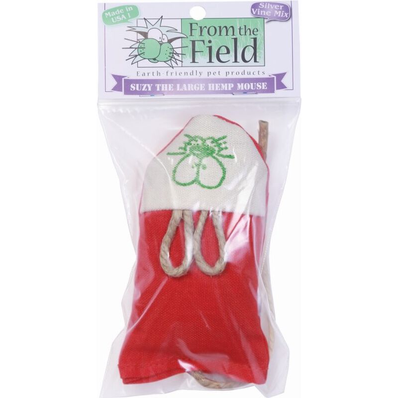 From the Field Hemp Mouse Cat Toy, Suzy, Large image number null