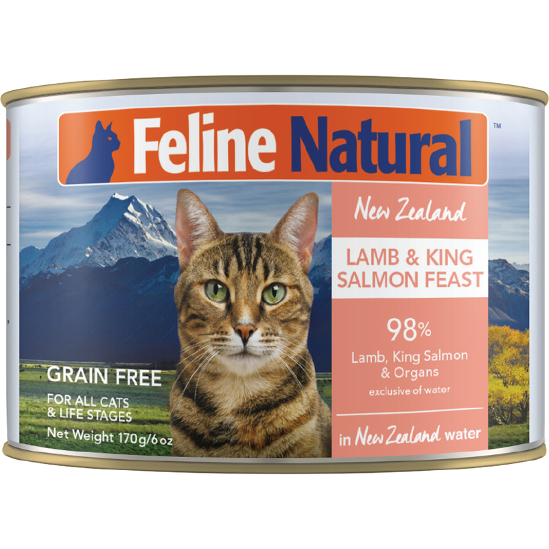 Mud Bay Buy Feline Natural Canned Cat Food Lamb Salmon 6 oz for USD 4.79 MudBay