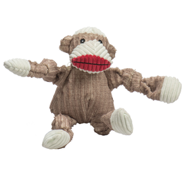 HuggleHounds Knotties Dog Toy, Stuey Sock Monkey
