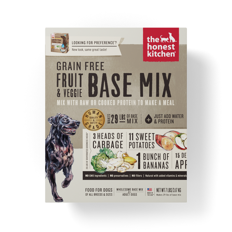Mud Bay Buy The Honest Kitchen Grain Free Dehydrated Dog Food Base Mix Fruit Veggie 7 lb for USD 68.99 MudBay