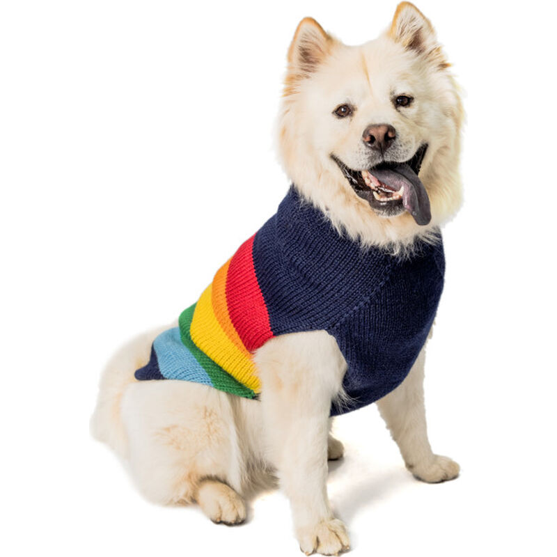 Chilly Dog Alpaca Good Vibes Dog Sweater image number null