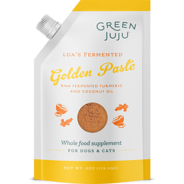 Green Juju Whole Food Frozen Pet Food Topper, Lua's Golden Paste , 6-oz