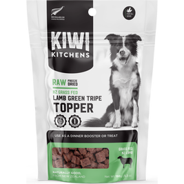 Kiwi Kitchens Freeze-Dried Dog Food Topper,Lamb Green Tripe, 5.3-oz