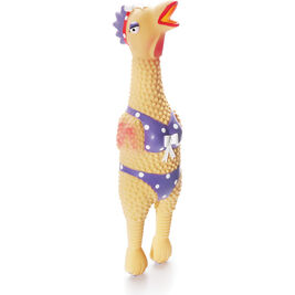Outward Hound Charming Pet Squawkers Latex Dog Toy, Henrietta, Large