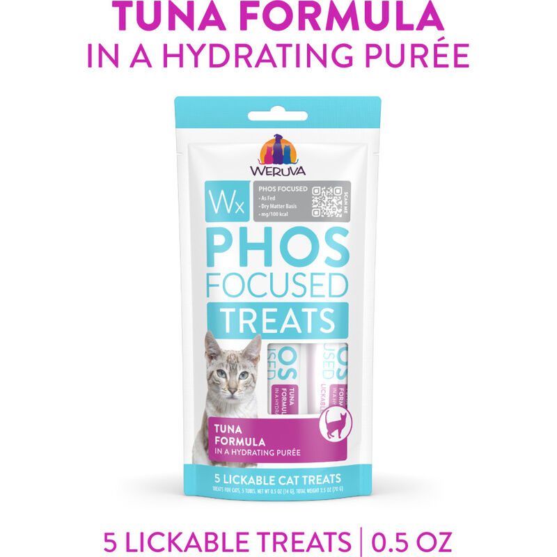 Weruva Wx  Lickable Cat Treats, Tuna, 0.5-oz, 5-pack image number null