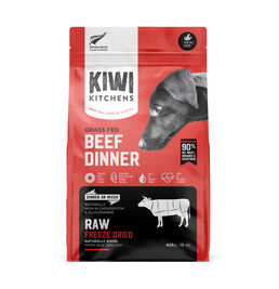 Kiwi Kitchens Freeze-Dried Dog Food, Beef