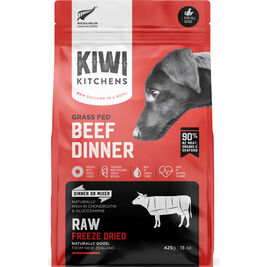 Kiwi Kitchens Freeze-Dried Dog Food, Beef