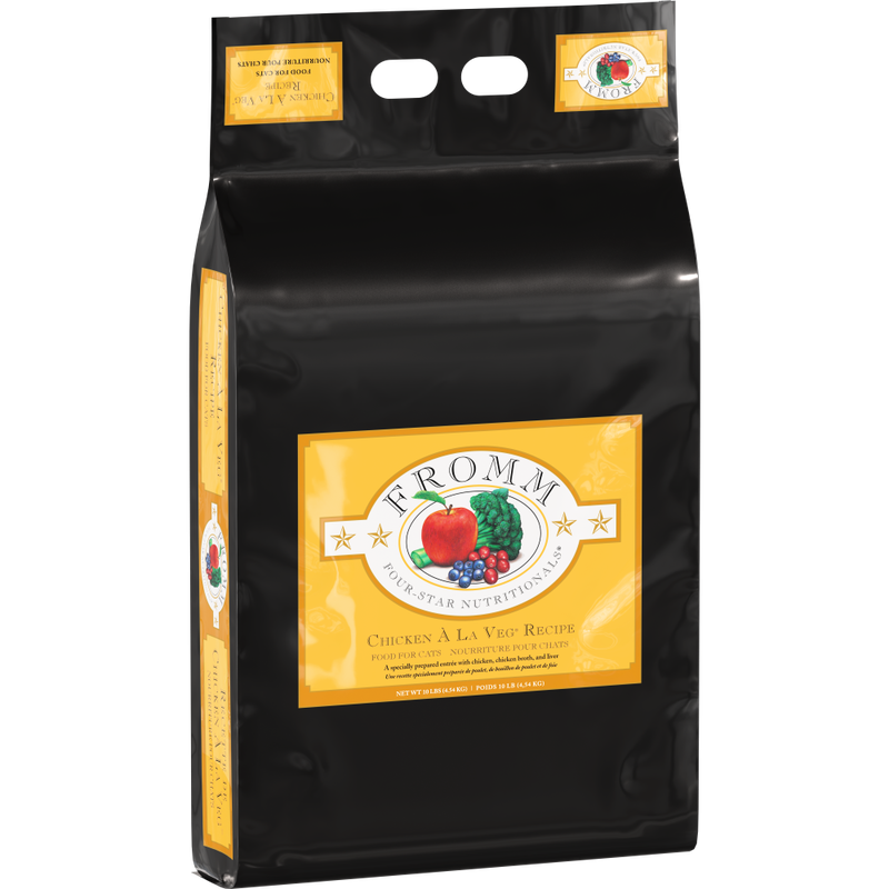 Fromm Four-Star Dry Cat Food, Chicken A La Veg image number null