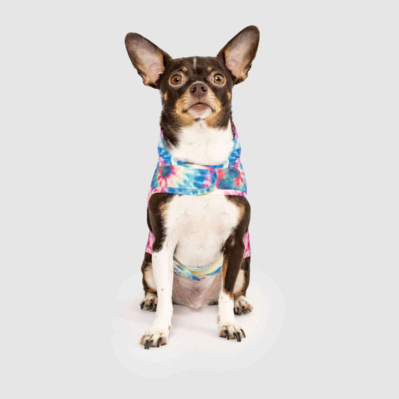 Canada Pooch Pick Me Dog Poncho, Tie Dye image number null