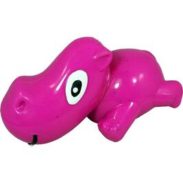 Cycle Dog Ecolast 3-Play Dog Toy, Hippo, Fuchsia