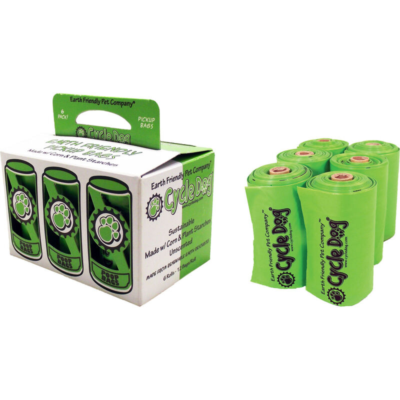 Cycle Dog Earth Friendly Dog Pickup Bags, 6 Rolls, 72-count image number null