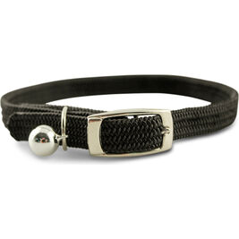OmniPet Kool Kat Safety Stretch Nylon Cat Collar, Black