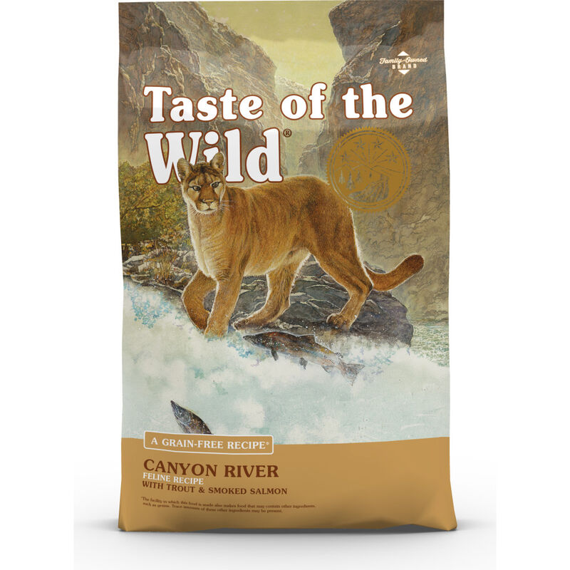 Taste of the Wild Grain-Free Dry Cat Food, Canyon River image number null