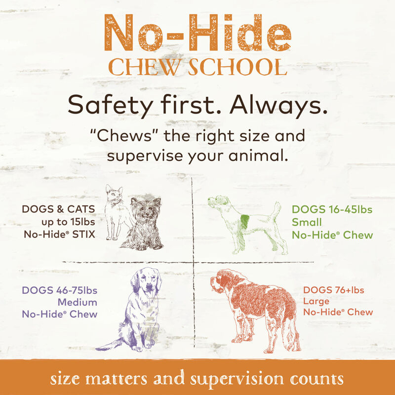 Earth Animal No-Hide Chicken Chew Dog Treats, 4-in