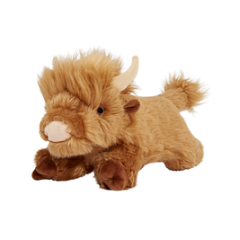 Fluff & Tuff Dog Toy, Shaggy Highland Cow